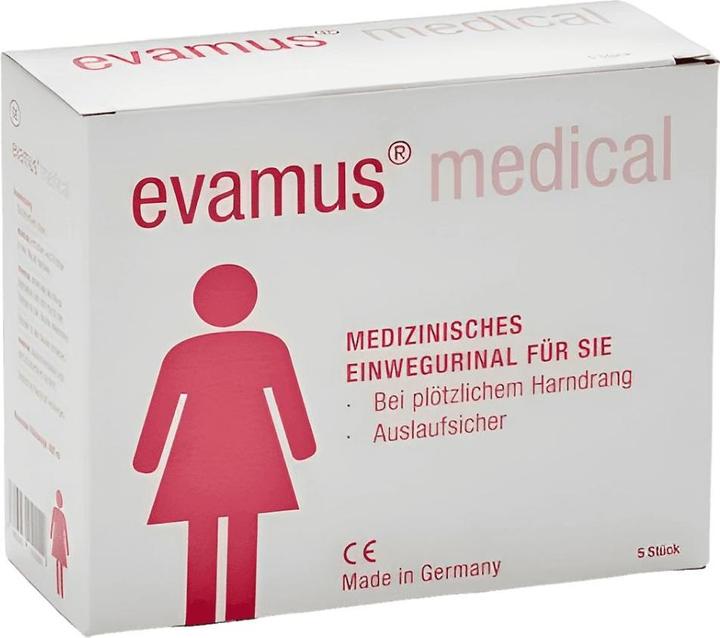 Minimus Evamus Medizinische Reisetoilette Notfall-WC für Frauen 5er Pack (Intimgel)