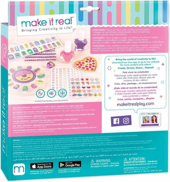 Productafbeelding Make it Real Glitter meisjes nagellak feestje