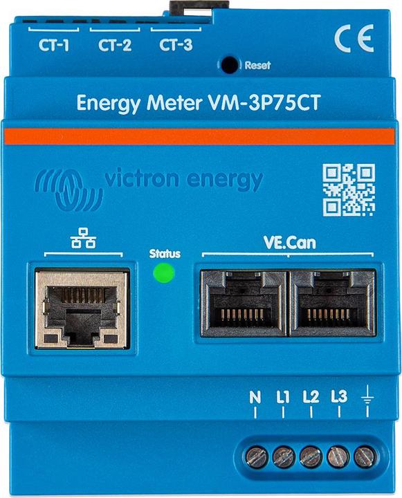 Actual product image Victron Energy Energy meter VM-3P75CT - Ve.Can - Ethernet
