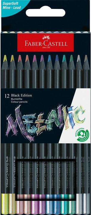 Produktbild Faber-Castell Farbstiftetui (Multicolor Metallic, 12 x)