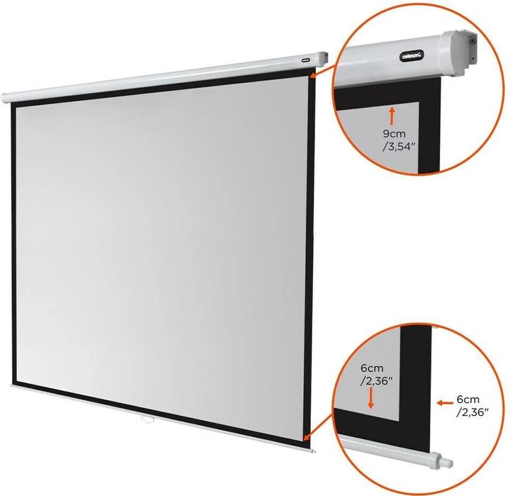 Actual product image Celexon Rollo Economy, Canvas, 1:1 (167", 1:1)