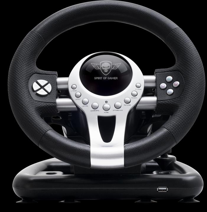 Actual product image Spirit Of Gamer Race Wheel Pro 2 (Xbox Series X, Xbox One S, Xbox Series S, PS3, PC, PS4, Xbox One X)