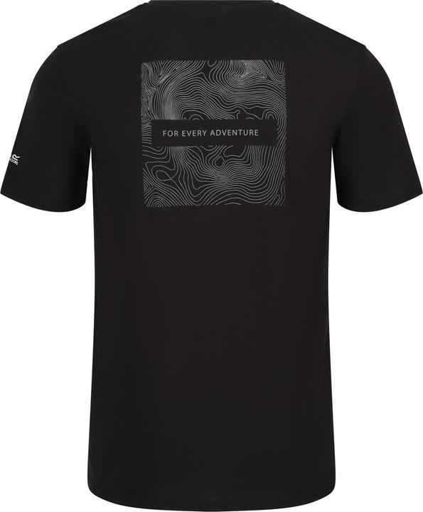 Actual product image Regatta Mens Breezed IV Back Print T-Shirt (M)