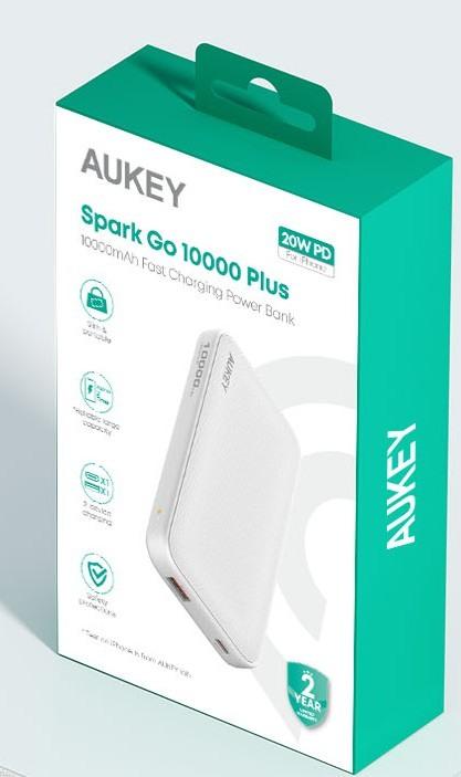 Actual product image Aukey Spark Go Plus (10000 mAh, 22.50 W, 37 Wh)