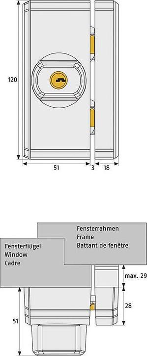 Produktbild Abus FTS96 W AL0089