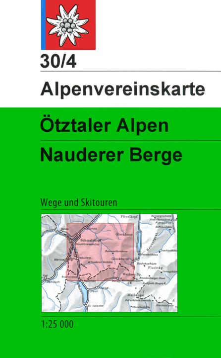 Produktbild Ötztaler-Alpen. Nauderer Berge 25000