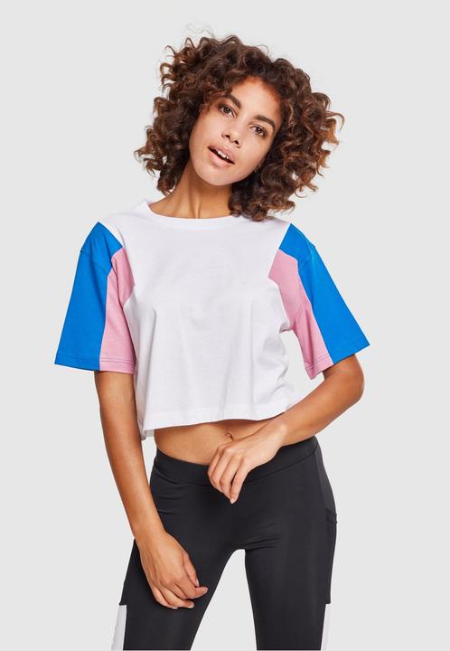 Produktbild Urban Classics Ladies 3-Tone Short Oversize Tee (XS)