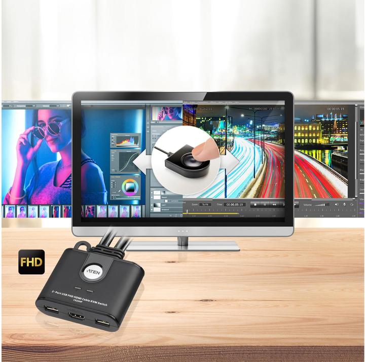 Actual product image Aten CS22HF