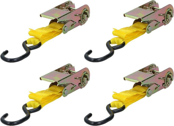 Dunlop Tie down ratchet 4pc set