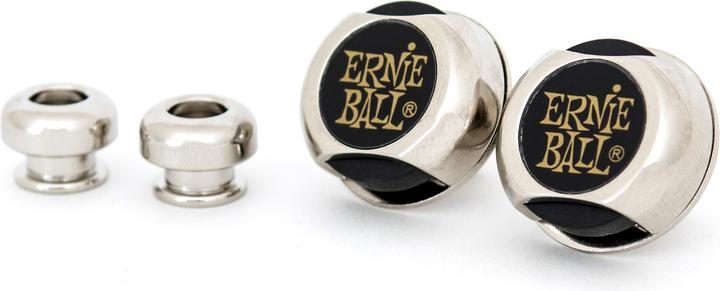 Actual product image Ernie Ball 4600 Strap Locks nickel plated (Instrument spare parts)