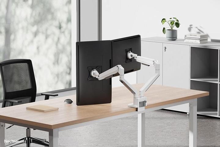 Actual product image Neomounts table mount duo 100x100 9kg/17-32"/white/fully moveable (Table, 35")