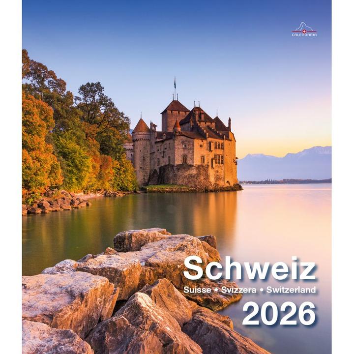 Produktbild Schweiz 21x24 2026 (21 x 24 cm, Harter Einband, Französisch, Deutsch, Italienisch)