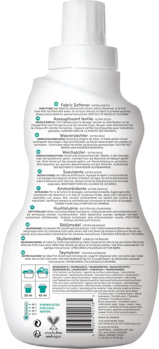 Produktbild Attitude Nature + (40 Waschgänge, Flüssigwaschmittel)