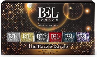 Image du produit BEL London BL Razzle Dazzle Luxury Multi Glitter Nail Polish Set - The Queen of Deluxe - Professional Quality Q (10 ml)