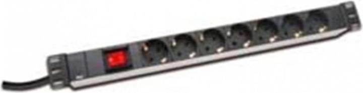 Image du produit Digitus Bandeau de prises avec profil en aluminium (7 x, CEE 7/3, 2 m)