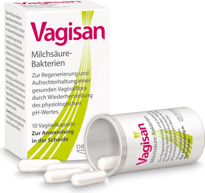 Produktbild Vagisan Milchsäure-Bakterien Vaginalkapseln, 10 St. Kapseln