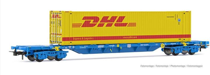 Immagine prodotto Hornby Carro container RENFE MMC con 1x45 DHL, Ep VI (Traccia N)