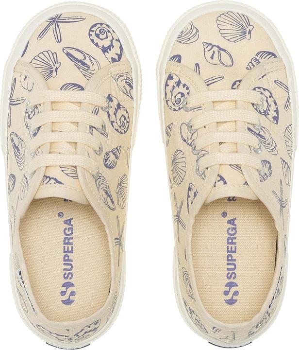 Actual product image Superga Childrens/Kids 3750 Leggera Seashells Lightweight Lace Up Trainers (23)