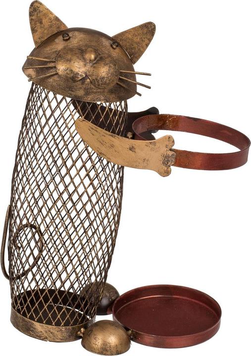 Actual product image Out of the blue Bottle holder cat (Wine bottle holder)
