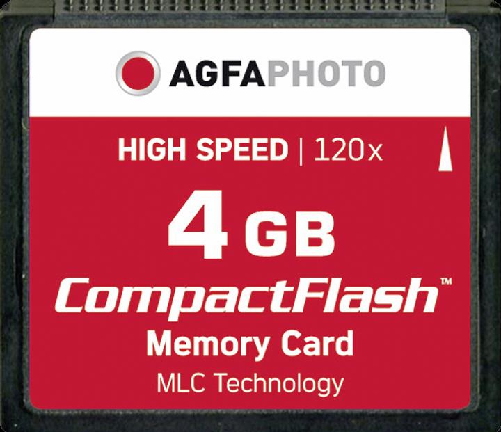 Immagine prodotto AGFAPHOTO Compact Flash 4GB ad alta velocità 120x MLC (4 GB, CF)