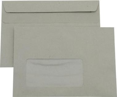 Image du produit Neutralware Enveloppe DIN C6 162 x 114 mm (l x h) avec fenêtre 75g/m² avec adhésif Papier recyclé gr... (162 x 114 mm, 1000 x)