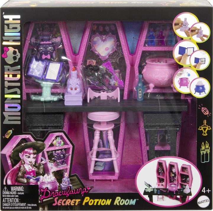 Immagine prodotto Monster High Playset della stanza delle pozioni segrete di Draculaura