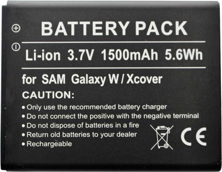 Produktbild Samsung Akku Galaxy W, Galaxy S WiFi 3.6, Galaxy Xcover, Omnia W, Wave 3, GT-i8150