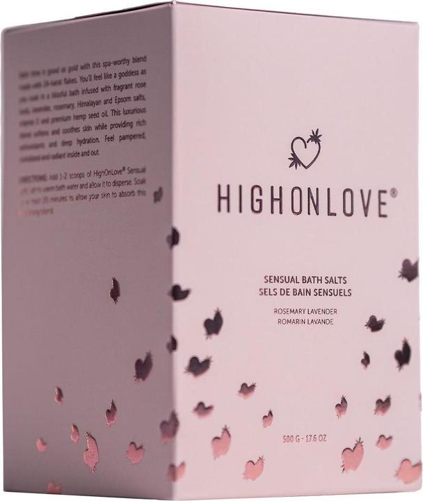 Actual product image High on Love sensual bath salts 500g (Bath truffles)