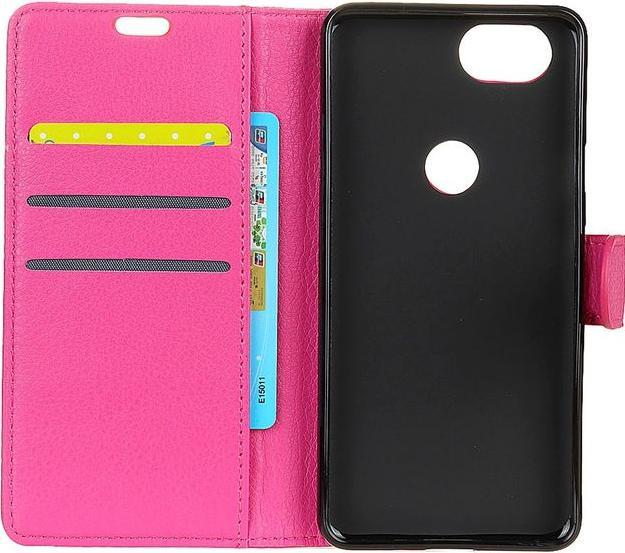 Actual product image MU Classic Leather cover with litchite texture (Google Pixel 2)