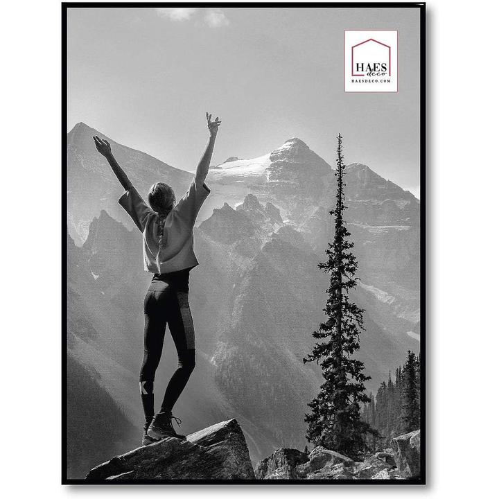 Image du produit Haes Deco Deco Kunststoff-Fotorahmen 60x80 cm EF19B Easy Frame Schwarz (60 x 80 cm)