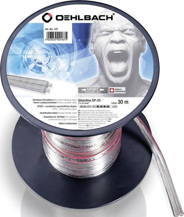 Actual product image Oehlbach Silverline SP25 (30 m, 2.50 mm²)