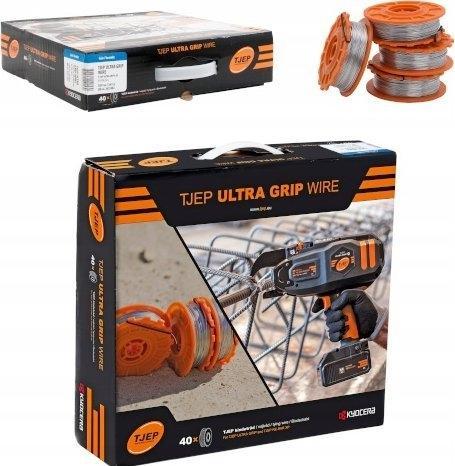 Productafbeelding TJEP Binddraad 40 rollen Ultra Grip, gegalvaniseerd, 0,8 mm x 100 m