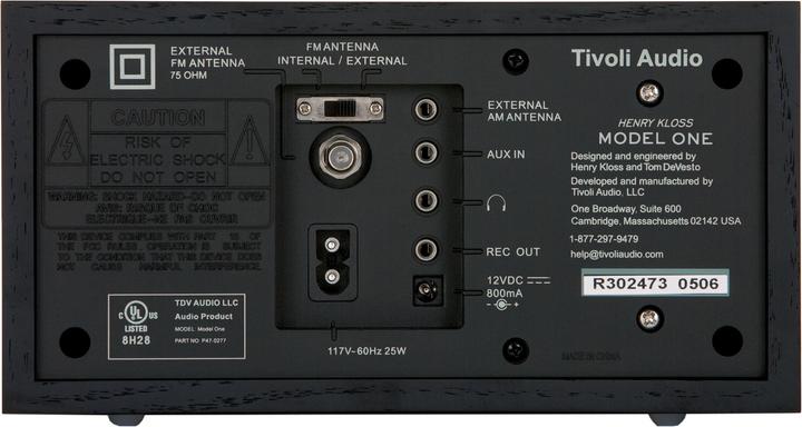 Actual product image Tivoli Audio Model One (FM, AM, Bluetooth)
