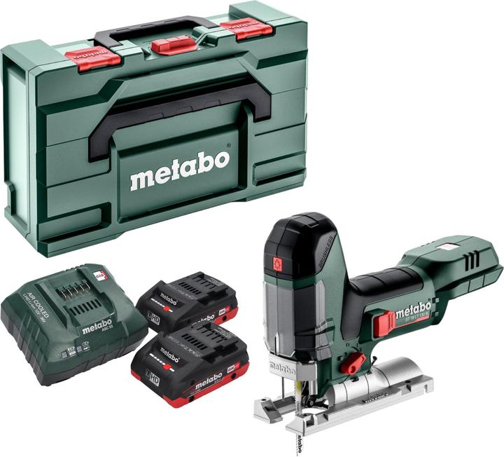 Produktbild Metabo ST 18 LT 130 BL Akku Stichsäge 18 V 130 mm Brushless + 2x LiHD Akku 4,0 Ah + Ladegerät +