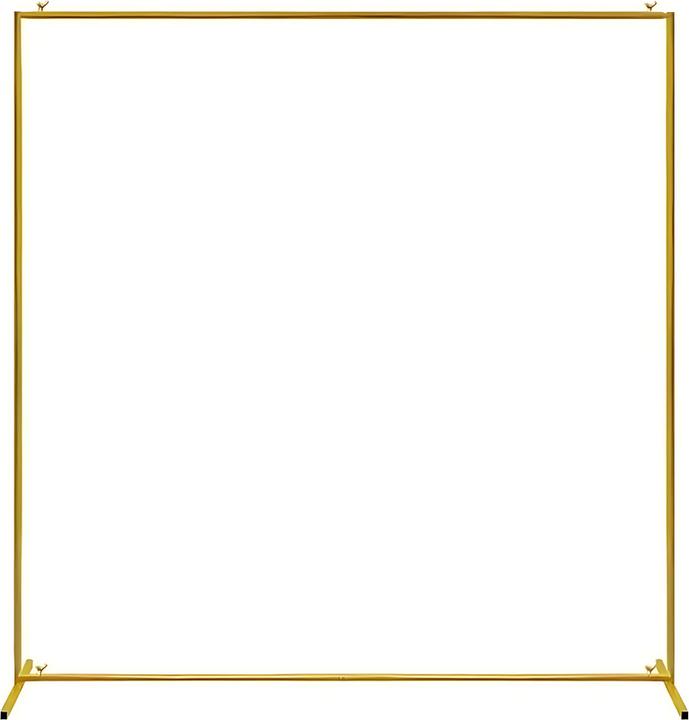 Milkii Supporto per decorazione di sfondo per baby shower/compleanno/quadro, oro, 200 x 200 cm