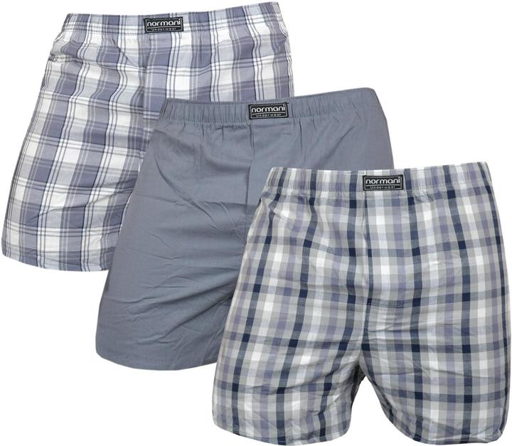 Produktbild Normani 3 Stück Herren Web Boxershorts (XL, 3er Pack)