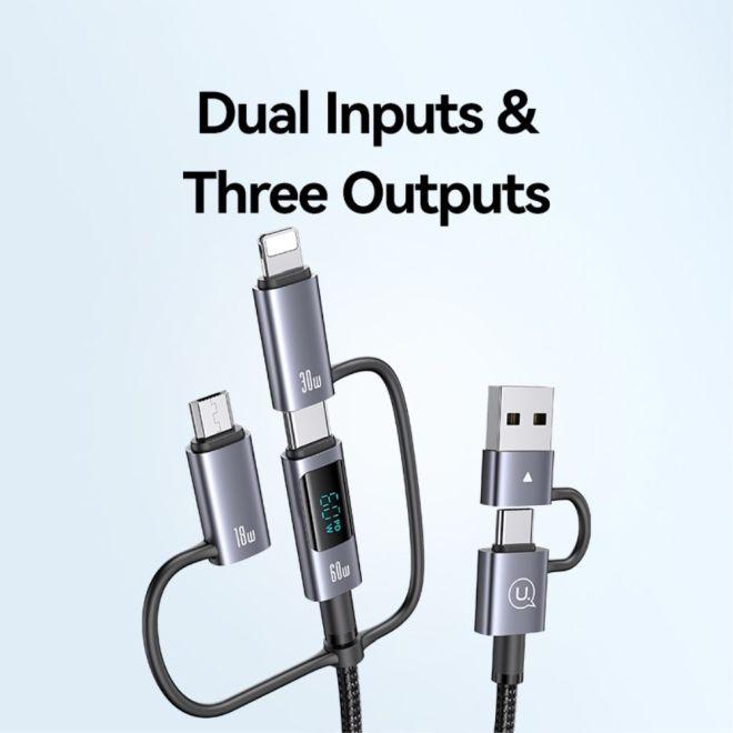 Actual product image Usams All in One Data Cable 60W (1.20 m, 60 W)