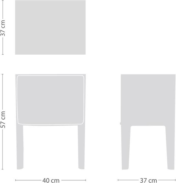 Actual product image Kartell Ghost Buster chest of drawers (40 x 34 x 57 cm)