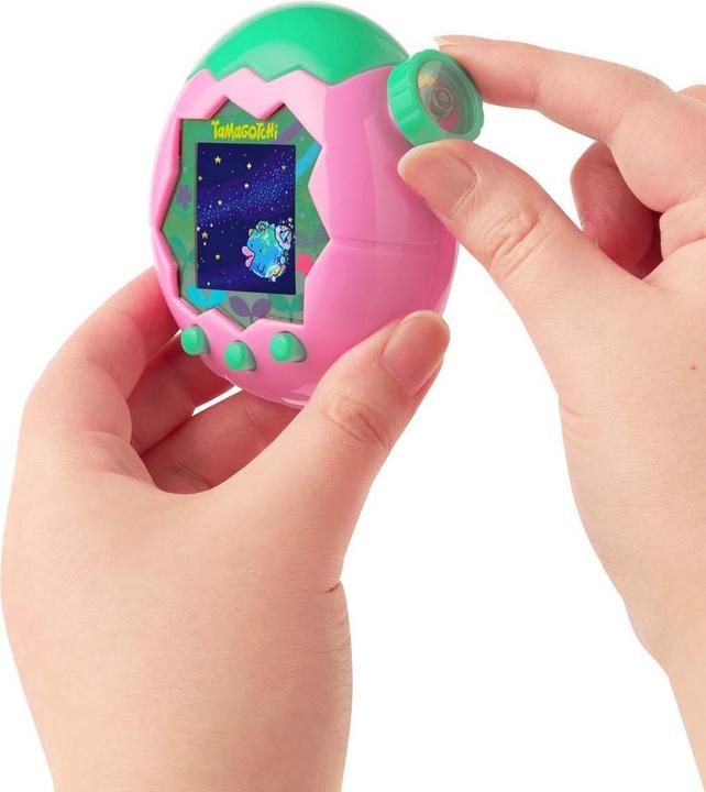 Actual product image Bandai Tamagotchi Paradise Land pink (German, Spanish, Chinese, French, Korean, Japanese, Italian, Portuguese, English)