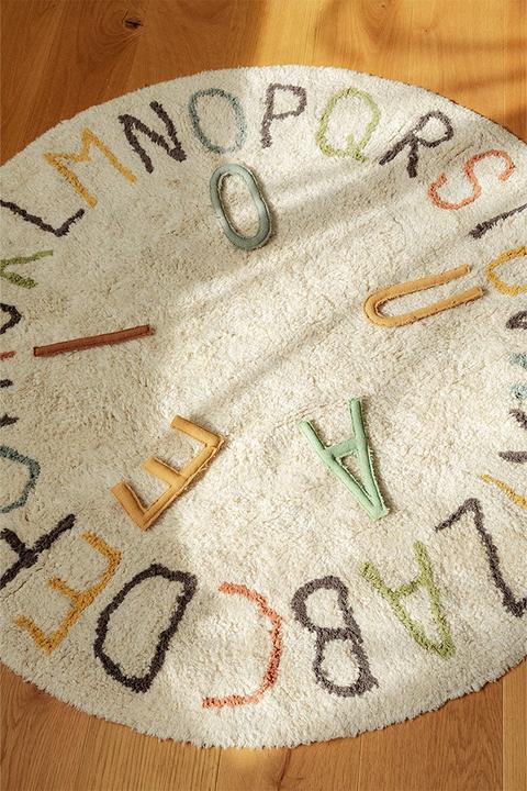 Produktbild Lorena Canals Waschbarer Teppich ABC Color And Letter (Ø 120 cm)