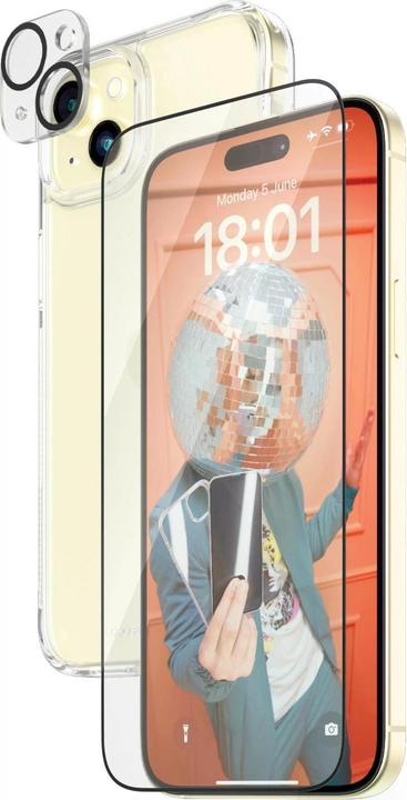 Actual product image PanzerGlass 3-in-1-Pack (1 Piece, Apple iPhone 15 Plus)