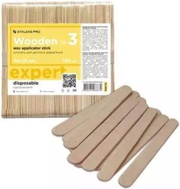 Immagine prodotto Staleks Spatola in legno Pro per la depilazione 114X10Mm 100Pz. (100 x)