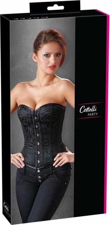 Image du produit Cottelli Collection Corsage à jarretelles noir (XXL)