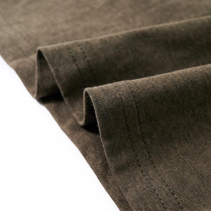 Immagine prodotto VidaXL Camicia da bambino a maniche lunghe Khaki Melange 128,Materiale: 80 (128)