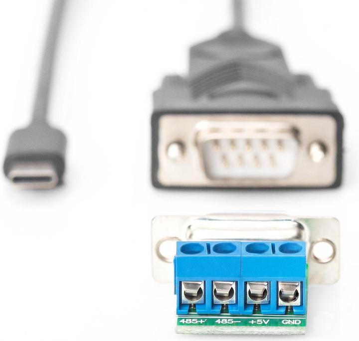 Image du produit Digitus Adaptateur série, USB-C™ - RS485 (1 m)
