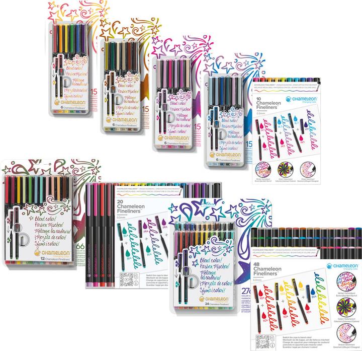 Image du produit Chameleon Ensemble Fineliner (Multicolore, 48 x)