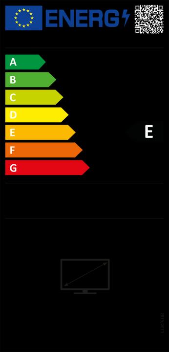 Energie-Label Telefunken XF32N750M Fernseher 32 Zoll Full HD LED TV mit Triple-Tuner, schwarz (32", LED, Full HD, 2024)