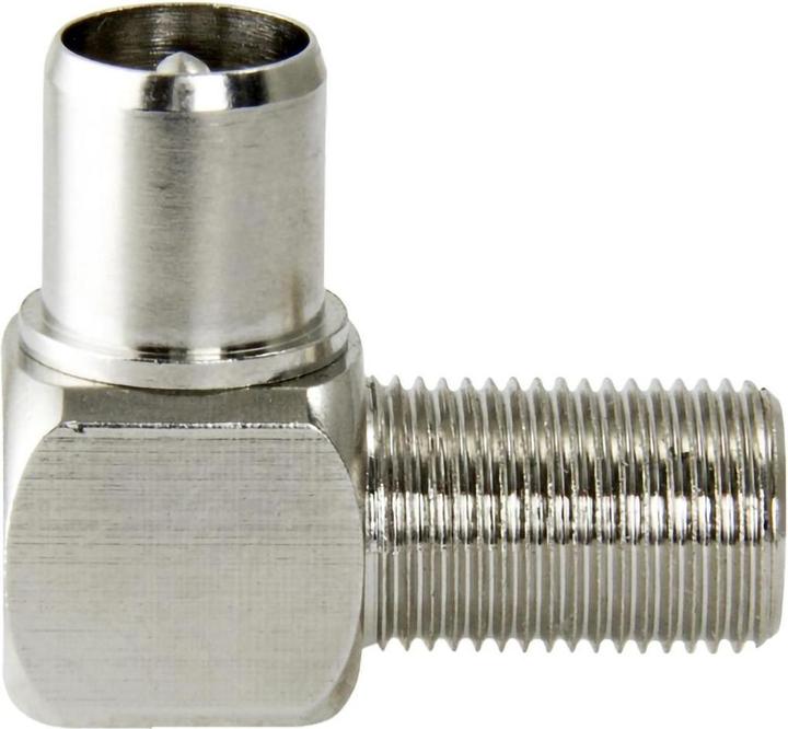 Produktbild Televes FK-KSW F-Winkeladapter (F-Buchse/ IEC-Stecker gewinkelt) (Antennenkabel)