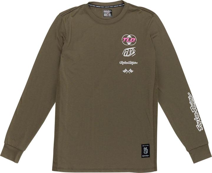 Image du produit Troy Lee Designs Skyline LS Ride Tee, Worldwide, caper, L (L)