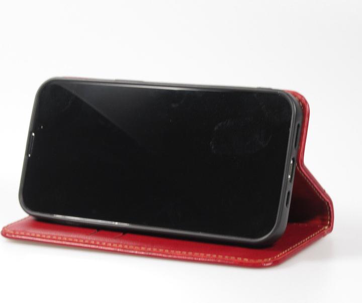 Image du produit Fierre Shann Fourre Flip cuir véritable (Apple iPhone 15)